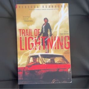 the trail of lightning by Rebecca Roanhorse hard copy book.